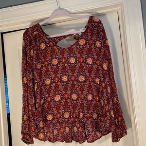 Floral Blouse, Juniors XL